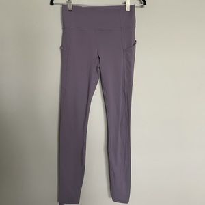 Fabletics Oasis High-Waisted Leggings- Light Dove